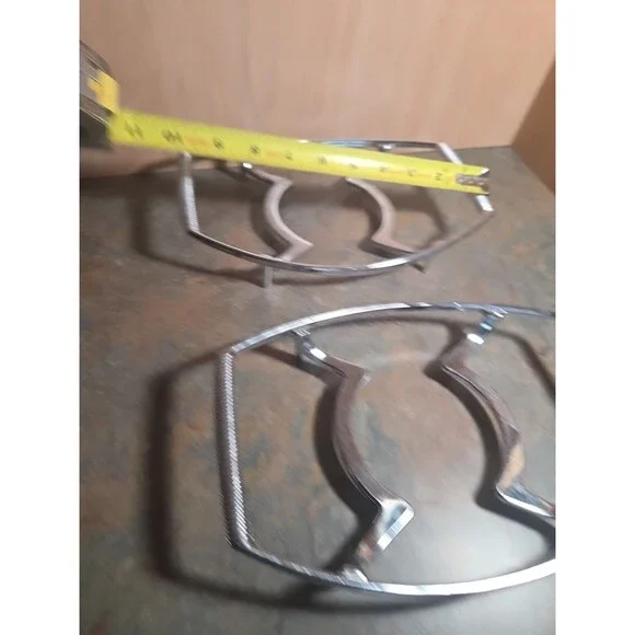 2 Corning Ware Casserole Stand Metal Trivet Pyrex Holder P-11-M-1 - Picture 4 of 9